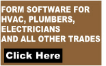 Form software for HVAC, Plumbers, Electrical Contractors
